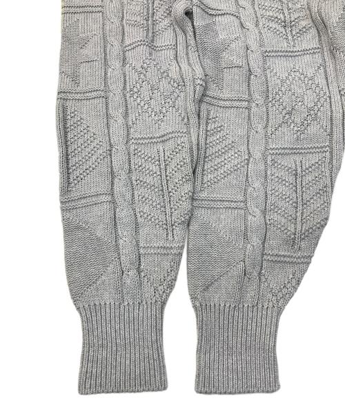 COMME des GARCONS HOMME（コムデギャルソン オム）COMME des GARCONS HOMME (コムデギャルソン オム) ケーブルニット グレー サイズ:サイズ表記無しの古着・服飾アイテム