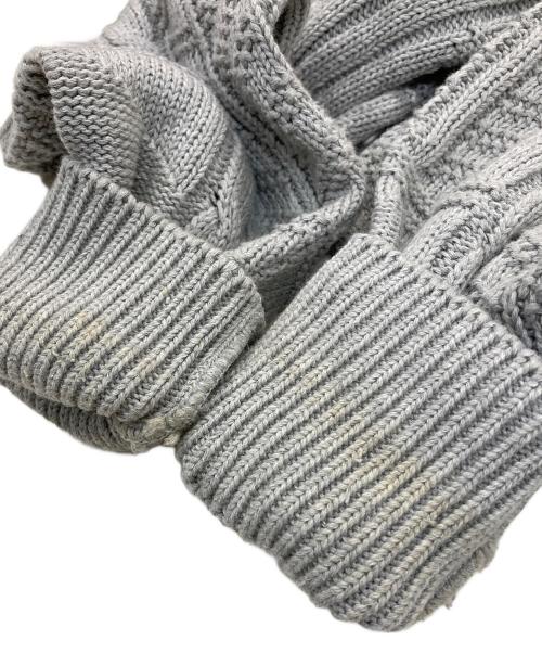 COMME des GARCONS HOMME（コムデギャルソン オム）COMME des GARCONS HOMME (コムデギャルソン オム) ケーブルニット グレー サイズ:サイズ表記無しの古着・服飾アイテム