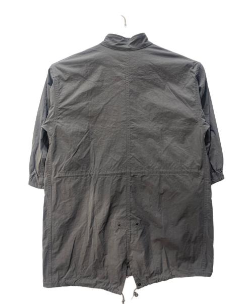 VOTE MAKE NEW CLOTHES（ヴォートメイクニュークローズ）VOTE MAKE NEW CLOTHES (ヴォートメイクニュークローズ) ミリタリーナイロンモッズコート グレー サイズ:SMALLの古着・服飾アイテム