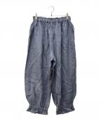 tumuguツムグ）の古着「裾フリルパンツ」｜グレー