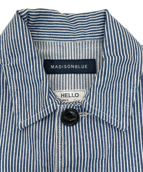 MADISON BLUE（マディソンブルー）MADISON BLUE (マディソンブルー) ヒッコリージャケット インディゴ サイズ:XSの古着・服飾アイテム