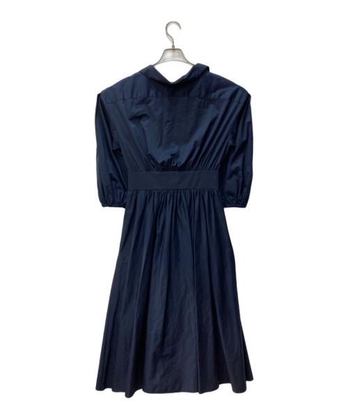 EPOCA（エポカ）EPOCA (エポカ) スキッパーカシュクールワンピース ネイビー サイズ:38の古着・服飾アイテム