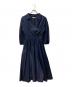 EPOCA（エポカ）の古着「スキッパーカシュクールワンピース」｜ネイビー