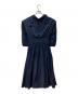 EPOCA (エポカ) スキッパーカシュクールワンピース ネイビー サイズ:38：5000円