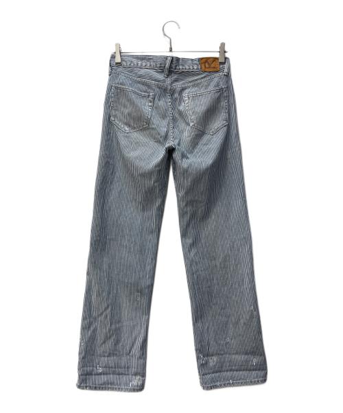 45R（フォーティファイブ・アール）45R (フォーティファイブ・アール) ヒッコリーパンツ インディゴ サイズ:SIZE W26の古着・服飾アイテム