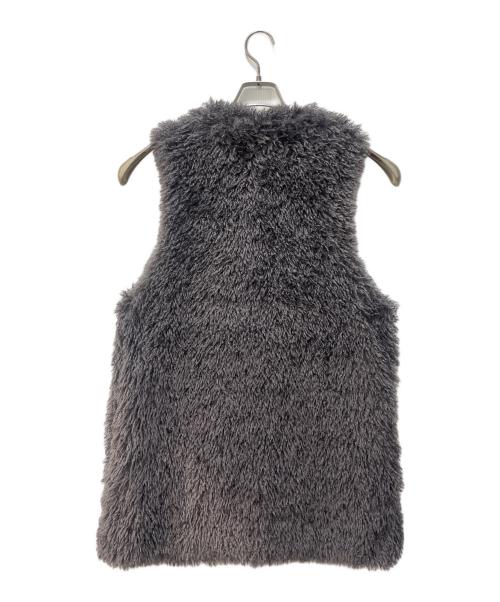 JOURNAL STANDARD（ジャーナルスタンダード）JOURNAL STANDARD (ジャーナルスタンダード) エコファーベスト ロングジレ グレー サイズ:サイズ表記無しの古着・服飾アイテム