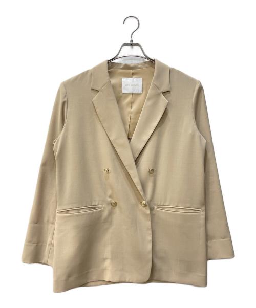 RIVE DROITE（リヴドロワ）RIVE DROITE (リヴドロワ) ストレッチツイルテーラードジャケット ベージュ サイズ:Fの古着・服飾アイテム