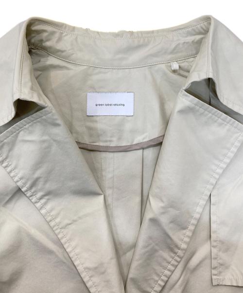 green label relaxing（グリーンレーベルリラクシング）green label relaxing (グリーンレーベルリラクシング) エアリー トレンチ コート ベージュ サイズ:	SIZE 36の古着・服飾アイテム