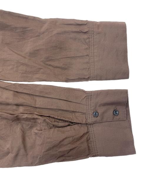 green label relaxing（グリーンレーベルリラクシング）green label relaxing (グリーンレーベルリラクシング) 全方位映えブラウス ブラウン サイズ:FREEの古着・服飾アイテム