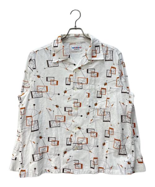 WEIRDO（ウィアード）WEIRDO (ウィアード) ATOMIC L/S SHIRTS アイボリー サイズ:XLの古着・服飾アイテム