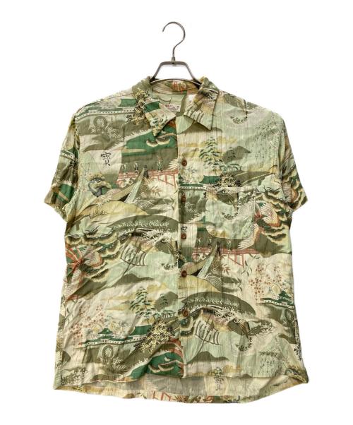 Sun Surf（サンサーフ）Sun Surf (サンサーフ) アロハシャツ グリーン サイズ:サイズ表記無しの古着・服飾アイテム