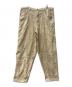 JOHNNY BLAZE（ジョニーブレイズ）の古着「パッチワークコーデュロイパンツ」｜ベージュ