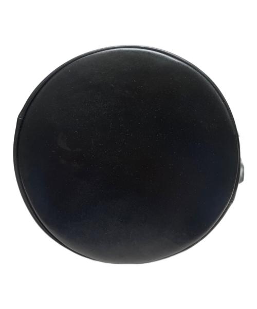 MARGARET HOWELL（マーガレットハウエル）MARGARET HOWELL (マーガレットハウエル) レザー巾着バッグ ブラックの古着・服飾アイテム