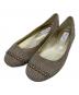 JIMMY CHOO（ジミーチュウ）の古着「スタッズパンプス」｜ベージュ