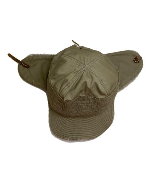 KAPITAL（キャピタル）KAPITAL (キャピタル) フライトキャップ オリーブの古着・服飾アイテム
