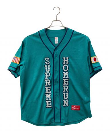 中古・古着通販】SUPREME (シュプリーム) ベースボールシャツ グリーン