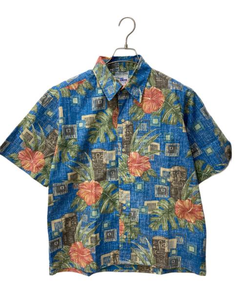 reyn spooner（レイン スプナー）reyn spooner (レイン スプナー) アロハシャツ ブルー サイズ:Mの古着・服飾アイテム