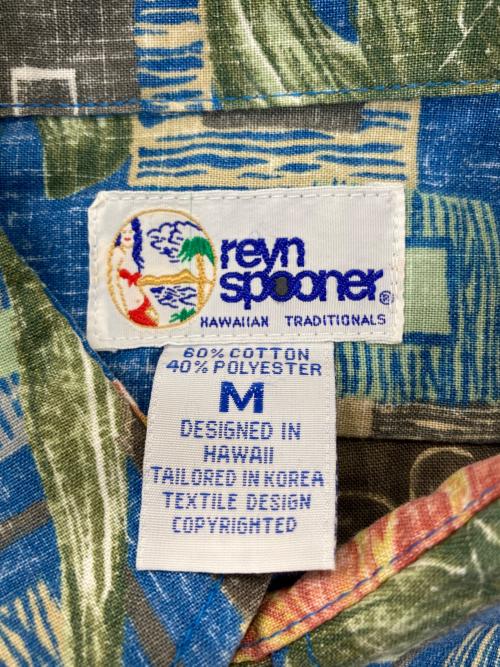 reyn spooner（レイン スプナー）reyn spooner (レイン スプナー) アロハシャツ ブルー サイズ:Mの古着・服飾アイテム