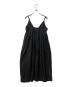 SLOBE IENA (スローブ イエナ) タフタギャザーキャミワンピース ブラック サイズ:38：7000円
