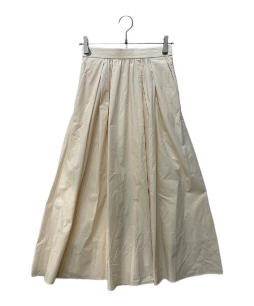 BEAUTY&YOUTH（ビューティーアンドユース）BEAUTY&YOUTH (ビューティーアンドユース) タイプライター ギャザーマキシスカート ベージュ サイズ:Ｓ 未使用品の古着・服飾アイテム