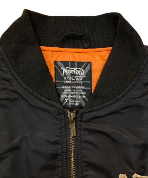 Norton（ノートン）Norton (ノートン) MA-1ジャケット ブラック サイズ:XLの古着・服飾アイテム