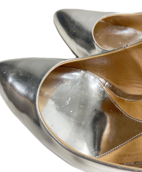 ALEXANDER McQUEEN（アレキサンダーマックイーン）ALEXANDER McQUEEN (アレキサンダーマックイーン) ヒールパンプス シルバー サイズ:37の古着・服飾アイテム