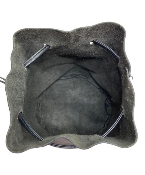 CI-VA（チーバ）CI-VA (チーバ) レザー巾着ショルダーバッグ ブラックの古着・服飾アイテム