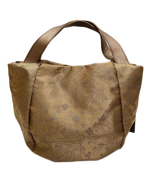 russet（ラシット）russet (ラシット) 花柄トートバッグ ゴールドの古着・服飾アイテム