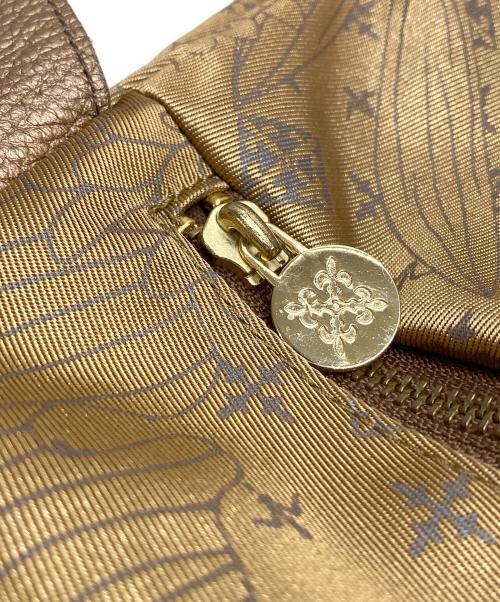 russet（ラシット）russet (ラシット) 花柄トートバッグ ゴールドの古着・服飾アイテム
