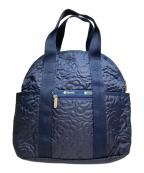 LeSportsacレスポートサック）の古着「キルティングリュック」｜ネイビー