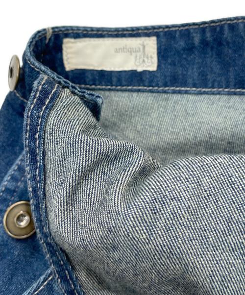 antiqua（アンティカ）antiqua (アンティカ) 40s復刻デニムサロペット インディゴ サイズ:F 未使用品の古着・服飾アイテム