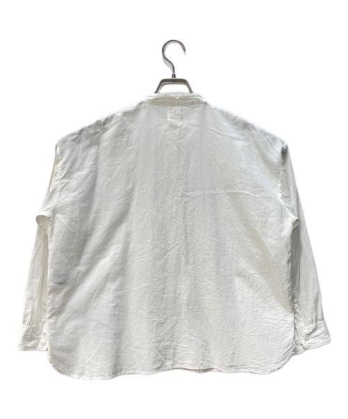 maison de soil（メゾンドソイル）maison de soil (メゾンドソイル) コットンレースシャツ ホワイト サイズ:1の古着・服飾アイテム