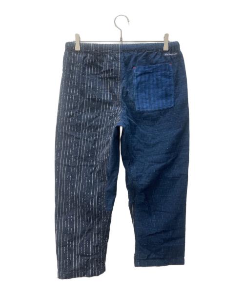 TIGRE BROCANTE（ティグルブロカンテ）TIGRE BROCANTE (ティグルブロカンテ) コットンパッチワークパンツ インディゴ サイズ:Sの古着・服飾アイテム