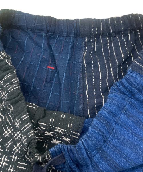 TIGRE BROCANTE（ティグルブロカンテ）TIGRE BROCANTE (ティグルブロカンテ) コットンパッチワークパンツ インディゴ サイズ:Sの古着・服飾アイテム