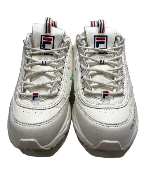 FILA（フィラ）FILA (フィラ) ディストレイサーグラフィック *WBW ベージュ サイズ:23の古着・服飾アイテム