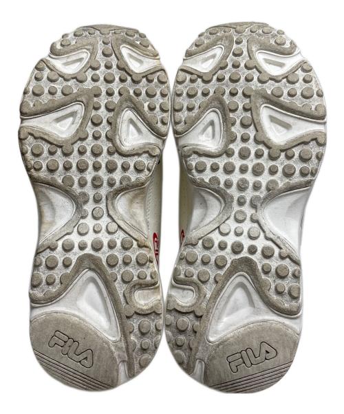 FILA（フィラ）FILA (フィラ) ディストレイサーグラフィック *WBW ベージュ サイズ:23の古着・服飾アイテム