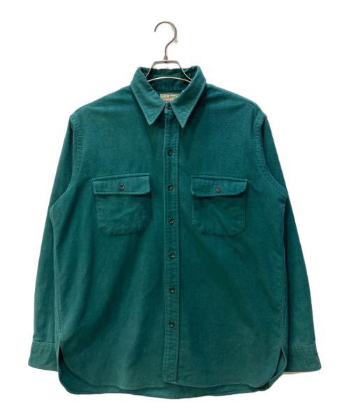 L.L.Bean（エルエルビーン）L.L.Bean (エルエルビーン) シャモアシャツ グリーン サイズ:16 1/2の古着・服飾アイテム