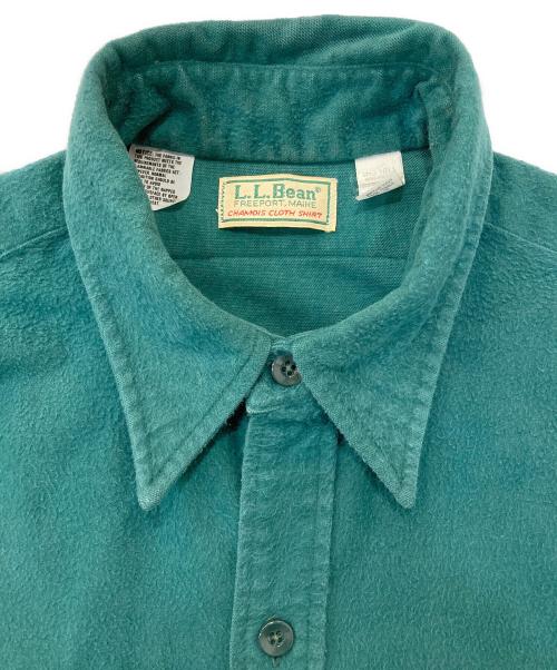L.L.Bean（エルエルビーン）L.L.Bean (エルエルビーン) シャモアシャツ グリーン サイズ:16 1/2の古着・服飾アイテム