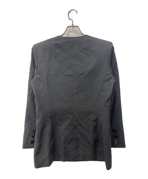 Christian Dior（クリスチャン ディオール）Christian Dior (クリスチャン ディオール) ノーカラージャケット ブラック サイズ:Mの古着・服飾アイテム