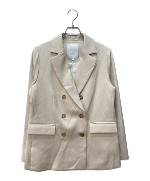 MERCURY DUO（マーキュリーデュオ）MERCURY DUO (マーキュリーデュオ) ダブルブレストジャケット ベージュ サイズ:S 未使用品の古着・服飾アイテム