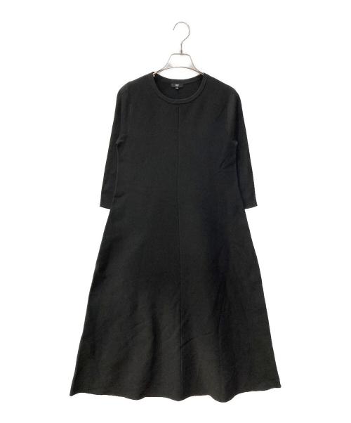 PLST（プラステ）PLST (プラステ) ホールガーメントRAラインワンピース ブラック サイズ:Sの古着・服飾アイテム