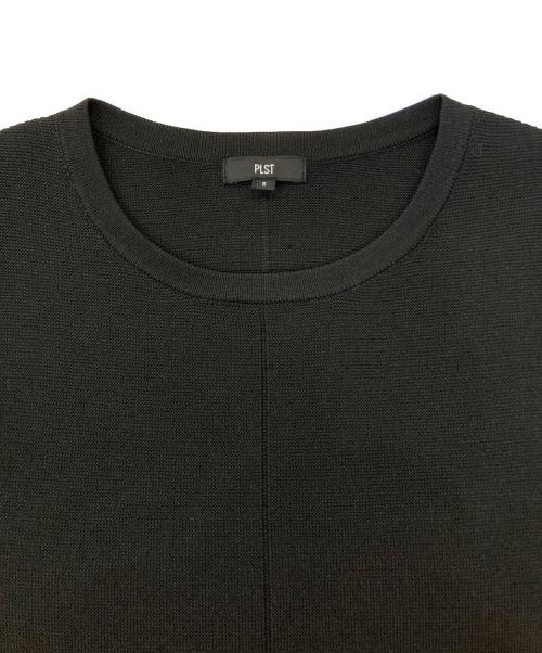 PLST（プラステ）PLST (プラステ) ホールガーメントRAラインワンピース ブラック サイズ:Sの古着・服飾アイテム