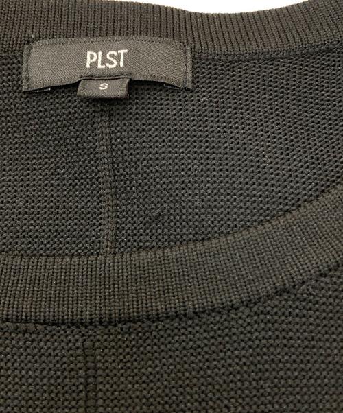 PLST（プラステ）PLST (プラステ) ホールガーメントRAラインワンピース ブラック サイズ:Sの古着・服飾アイテム
