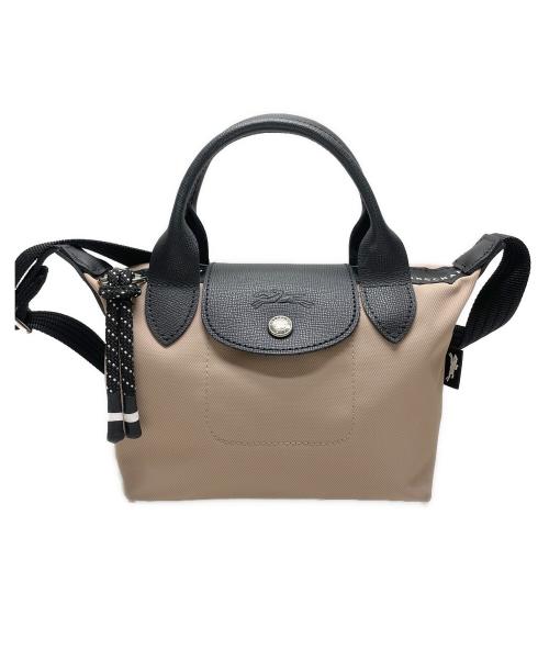 LONGCHAMP（ロンシャン）LONGCHAMP (ロンシャン) ル プリアージュR エナジー XS トップハンドルバッグ ピンクの古着・服飾アイテム