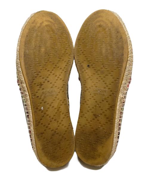 GUCCI（グッチ）GUCCI (グッチ) エスパドリーユ ベージュ サイズ:36 1/2の古着・服飾アイテム