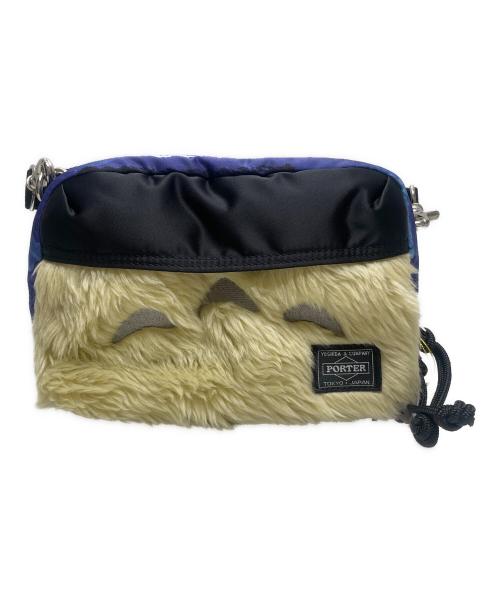 PORTER（ポーター）PORTER (ポーター) となりのトトロ (トナリノトトロ) 2WAY SHOULDER BAG ブラック×ブルー 未使用品の古着・服飾アイテム