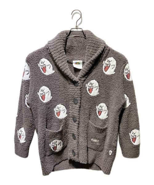gelato pique（ジェラートピケ）gelato pique (ジェラートピケ) SUPER MARIO (スーパーマリオ) カーディガン グレー サイズ:SIZE Fの古着・服飾アイテム