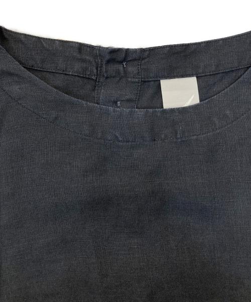 BASCO（バスコ）BASCO (バスコ) リネンブラウス ブラック サイズ:SIZE 2の古着・服飾アイテム