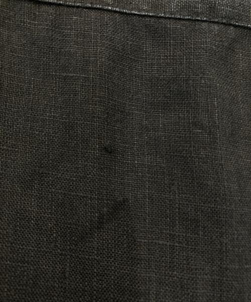 BASCO（バスコ）BASCO (バスコ) リネンブラウス ブラック サイズ:SIZE 2の古着・服飾アイテム