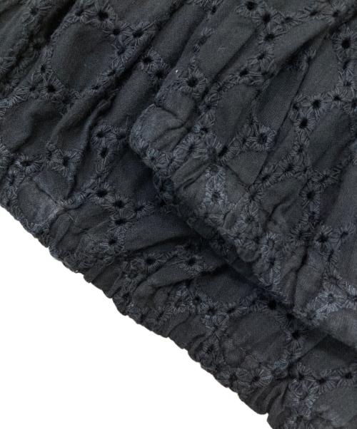 BASCO（バスコ）BASCO (バスコ) リネンブラウス ブラック サイズ:SIZE 2の古着・服飾アイテム